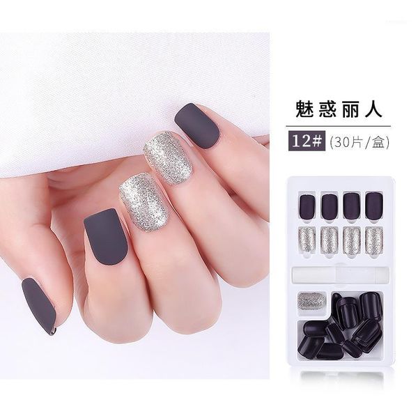 30pcs detachable false nail artificial tips set full cover for short press on nails art fake extension with glue tool1, Red;gold
30pcs detachable false nail artificial tips set full cover for short press on nails art fake extension with glue tool1, Red;gold