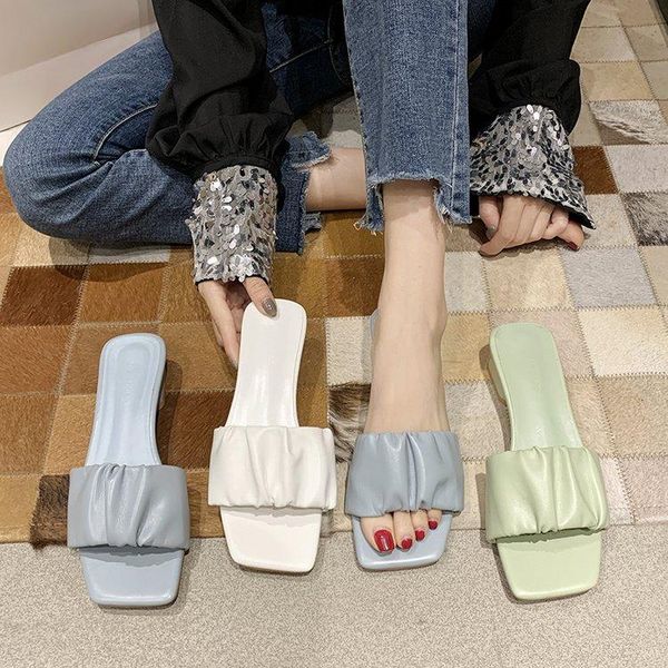 slippers 2021 women sandals summer slides low heels shoes open toe flat casual leisure slipper female square, Black
slippers 2021 women sandals summer slides low heels shoes open toe flat casual leisure slipper female square, Black