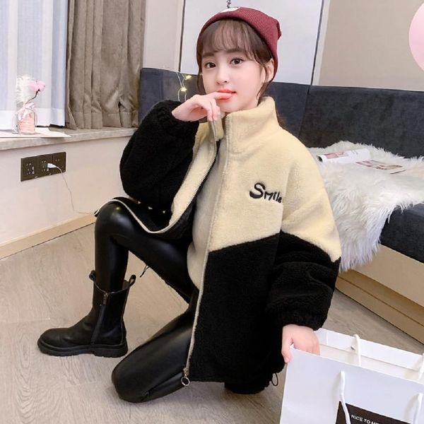 jackets 2021 style -selling girls lamb wool coat spring and autumn foreign fashion thick sweater trend, Blue;gray
jackets 2021 style -selling girls lamb wool coat spring and autumn foreign fashion thick sweater trend, Blue;gray