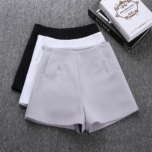 gaoke summer high waist women shorts a line casual suit solid color short pants ladies 717408, White;black
gaoke summer high waist women shorts a line casual suit solid color short pants ladies 717408, White;black