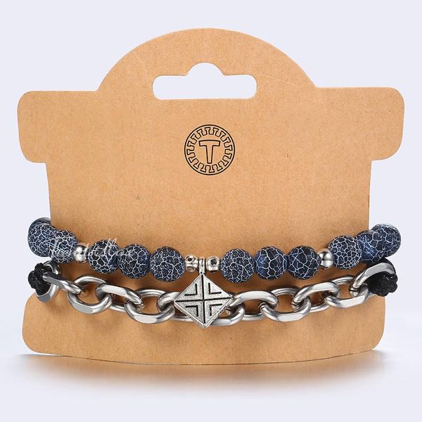 link, chain beads bracelet for men blue stone mens stainless steel bracelets cable link charm double 2021 fashion jewelry gift dlb67, Black
link, chain beads bracelet for men blue stone mens stainless steel bracelets cable link charm double 2021 fashion jewelry gift dlb67, Black