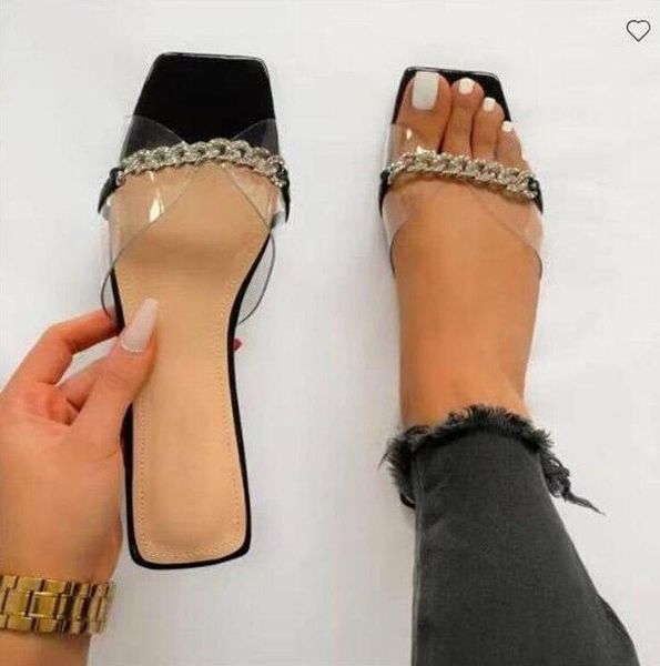 slippers women slipper transparent flats beach sandals outdoor casual slides chain 2021 fashion shoes ladies, Black
slippers women slipper transparent flats beach sandals outdoor casual slides chain 2021 fashion shoes ladies, Black