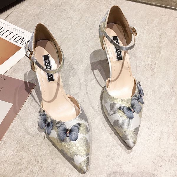 2021 women high heels sandals strap shoes lady summer pointed toe pumps zapatos de mujer sapatos mulher, Black
2021 women high heels sandals strap shoes lady summer pointed toe pumps zapatos de mujer sapatos mulher, Black