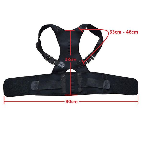 magnet posture corrector brace corset body care men shoulder back support belt adjustable band fo sale, Black;blue
magnet posture corrector brace corset body care men shoulder back support belt adjustable band fo sale, Black;blue