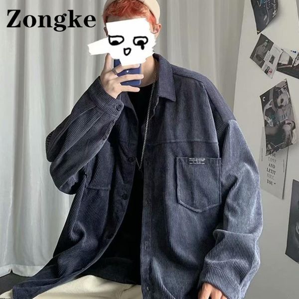 men's jackets zongke corduroy casual men's jacket japanese streetwear men clothing 2021 arrivals varsity coat m-2xl, Black;brown
men's jackets zongke corduroy casual men's jacket japanese streetwear men clothing 2021 arrivals varsity coat m-2xl, Black;brown