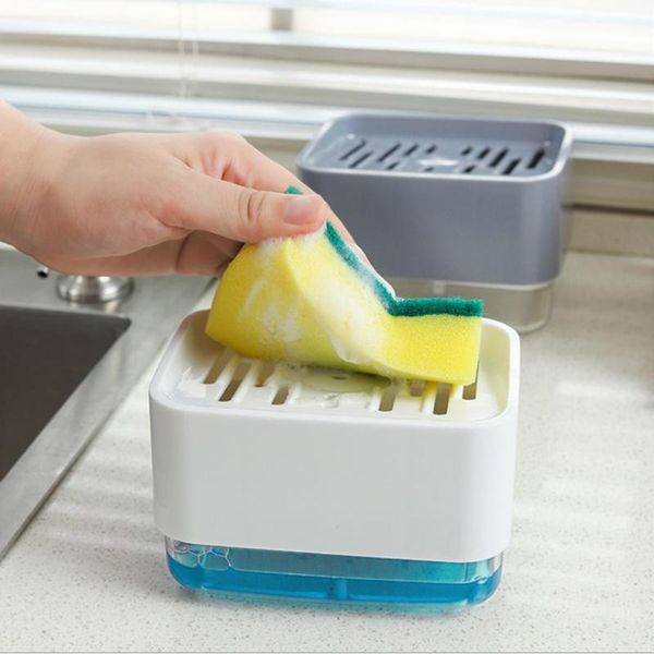 liquid soap dispenser 1pc kitchen hand press lye storage box pump detergent filling injector sponge automatic tool
liquid soap dispenser 1pc kitchen hand press lye storage box pump detergent filling injector sponge automatic tool