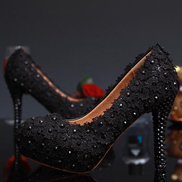 dress shoes style high heels ladies summer bridal sweet black lace flower wedding rhinestone pluse size 34-43
dress shoes style high heels ladies summer bridal sweet black lace flower wedding rhinestone pluse size 34-43