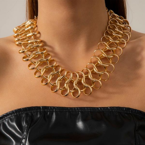 pendant necklaces lacteo vintage round circle chain choker necklace for women hip hop multi layer charm jewelry accessories, Silver
pendant necklaces lacteo vintage round circle chain choker necklace for women hip hop multi layer charm jewelry accessories, Silver