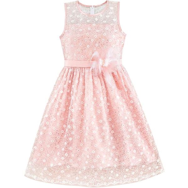 girl's dresses flower girl dress lace sequin flare pink wedding party 2021 summer princess children clothes size 5-12 carnival vestidos, Red;yellow
girl's dresses flower girl dress lace sequin flare pink wedding party 2021 summer princess children clothes size 5-12 carnival vestidos, Red;yellow