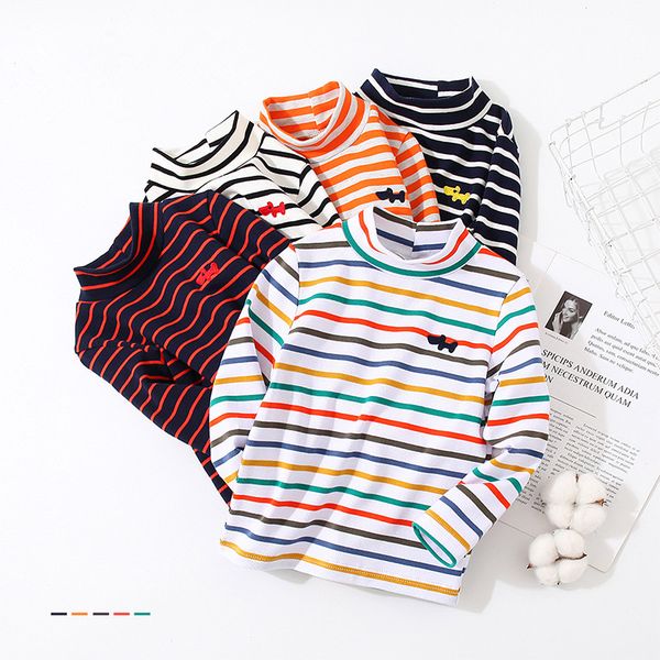 2021 spring autumn winter 2 3 4 6 8 10 years cartoon high neck pullover basic turtleneck striped soft t-shirt for kids baby boy, White;black
2021 spring autumn winter 2 3 4 6 8 10 years cartoon high neck pullover basic turtleneck striped soft t-shirt for kids baby boy, White;black
