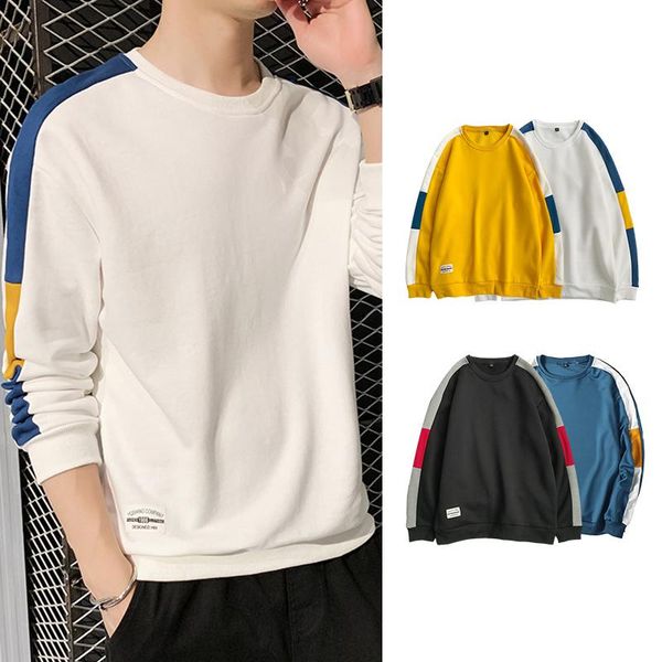 men's hoodies & sweatshirts men casual sweatshirt solid patchwork spring autumn trend mens hip hop streetwear loose pullover tracksuit, Black
men's hoodies & sweatshirts men casual sweatshirt solid patchwork spring autumn trend mens hip hop streetwear loose pullover tracksuit, Black
