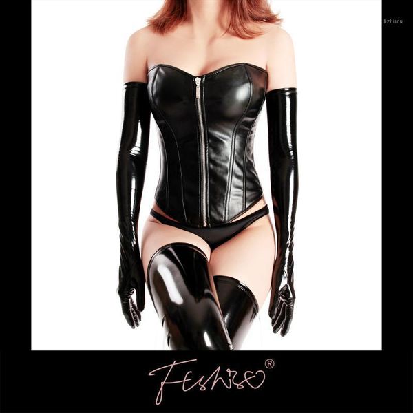 bustiers & corsets ftshist matte faux leather zipper corset women back lace shape waist pu trainer gothic lingerie, Black;white
bustiers & corsets ftshist matte faux leather zipper corset women back lace shape waist pu trainer gothic lingerie, Black;white