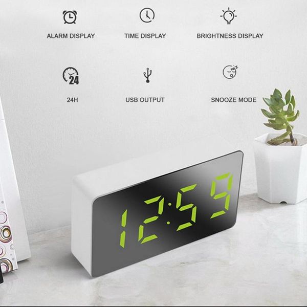 mirror alarm clock digital snooze table wake up light electronic for bedroom living room office home#20 other clocks & accessories
mirror alarm clock digital snooze table wake up light electronic for bedroom living room office home#20 other clocks & accessories