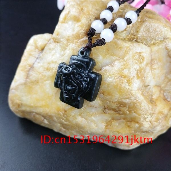 for charm jade black carved natural cross necklace accessories green pendant men gifts amulet jesus chinese jewelry obsidian, Slivery;golden
for charm jade black carved natural cross necklace accessories green pendant men gifts amulet jesus chinese jewelry obsidian, Slivery;golden