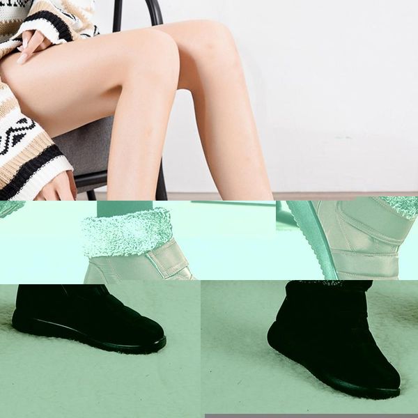 boots 2021 fashion snow women's non-slip winter fur warm ankle for women down waterproof booties 35-43, Black
boots 2021 fashion snow women's non-slip winter fur warm ankle for women down waterproof booties 35-43, Black