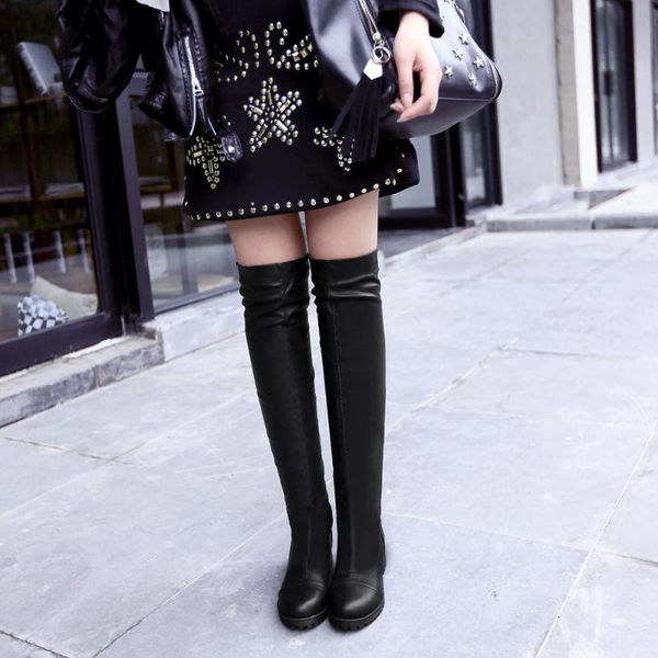 boots oversized 12 thigh high knee over the women ladies boots shoes woman winter, Black
boots oversized 12 thigh high knee over the women ladies boots shoes woman winter, Black
