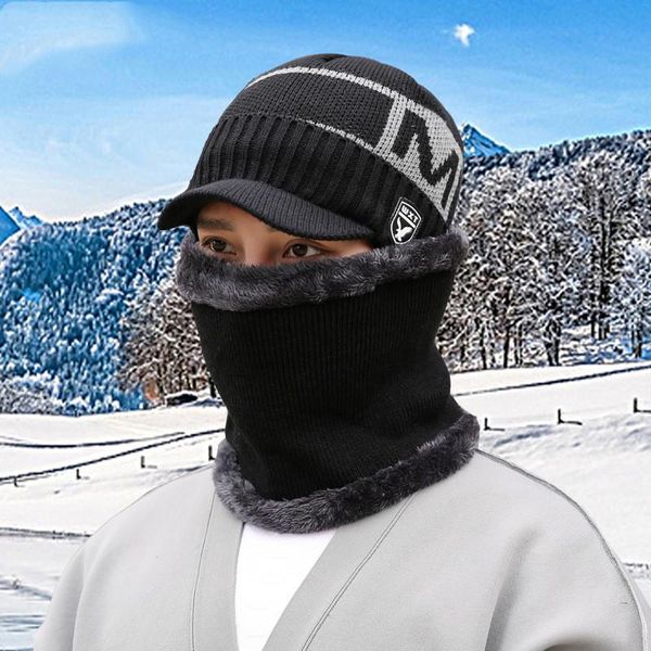 berets 2021 winter beanie hat for men knitted cap women thick wool neck scarf balaclava mask bonnet hats, Blue;gray
berets 2021 winter beanie hat for men knitted cap women thick wool neck scarf balaclava mask bonnet hats, Blue;gray