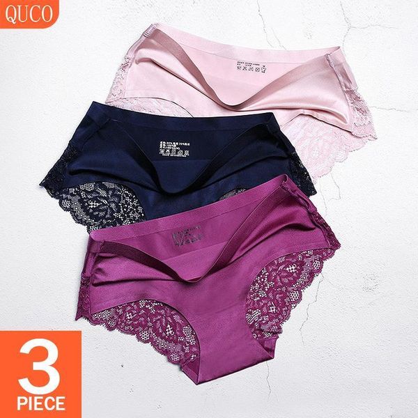 brand 3 pcs/lot panties seamless women underwear set female underpants low-rise elastic briefs women's lingerie, Black;pink
brand 3 pcs/lot panties seamless women underwear set female underpants low-rise elastic briefs women's lingerie, Black;pink