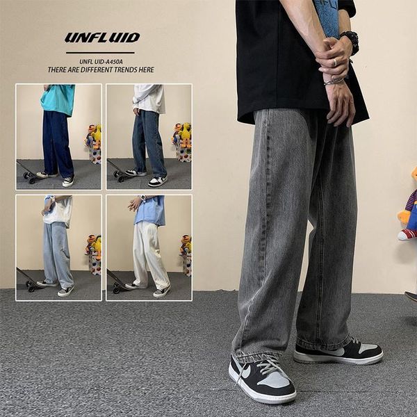 men's jeans fashion autumn harbor hiphop pants straight tube brand casual smoke gray high street mopping loose, Blue
men's jeans fashion autumn harbor hiphop pants straight tube brand casual smoke gray high street mopping loose, Blue