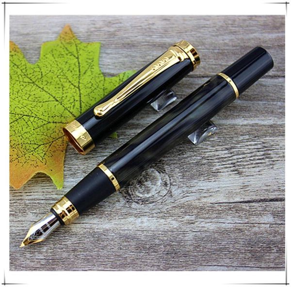 fountain pens marbled black gold medium 1.0 mm nib pen writing golden clip trim for school office stationery student friends gift
fountain pens marbled black gold medium 1.0 mm nib pen writing golden clip trim for school office stationery student friends gift