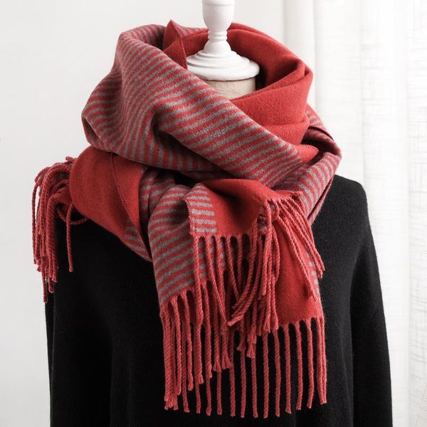 scarves the korean scarf in winter 2021 with woman stripe imitating cashmere,thickened thermal double-sided long fringed shawl, Blue;gray
scarves the korean scarf in winter 2021 with woman stripe imitating cashmere,thickened thermal double-sided long fringed shawl, Blue;gray