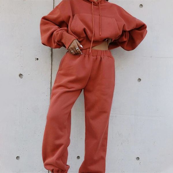 fleece solid women tracksuit sets pleated short hoodie crop elastic high waist big pockets sweatpants girl streetwear 210524, White
fleece solid women tracksuit sets pleated short hoodie crop elastic high waist big pockets sweatpants girl streetwear 210524, White