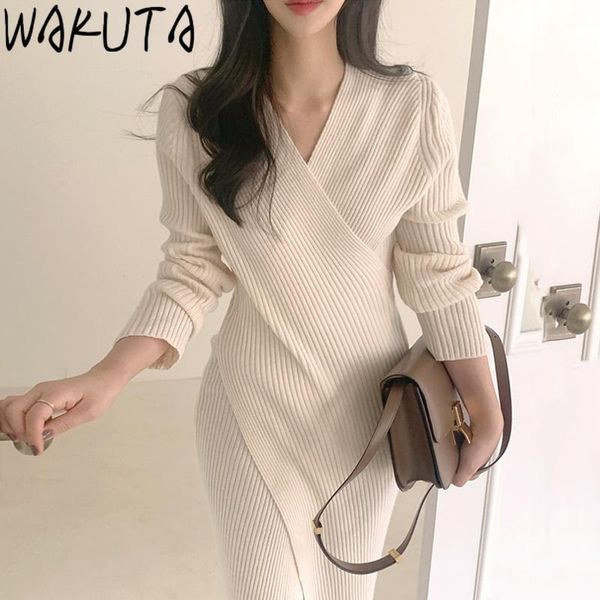 casual dresses wakuta bodycon white black elegant dress 2021 temperament v neck knitted robe chic ladies party vestidos slim long, Black;gray
casual dresses wakuta bodycon white black elegant dress 2021 temperament v neck knitted robe chic ladies party vestidos slim long, Black;gray