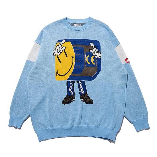 men's sweaters 22ss cartoon pattern knitting embroidery cavempt sweater men women eu size heavy fabric pullover hip hop winter hentai, White;black
men's sweaters 22ss cartoon pattern knitting embroidery cavempt sweater men women eu size heavy fabric pullover hip hop winter hentai, White;black