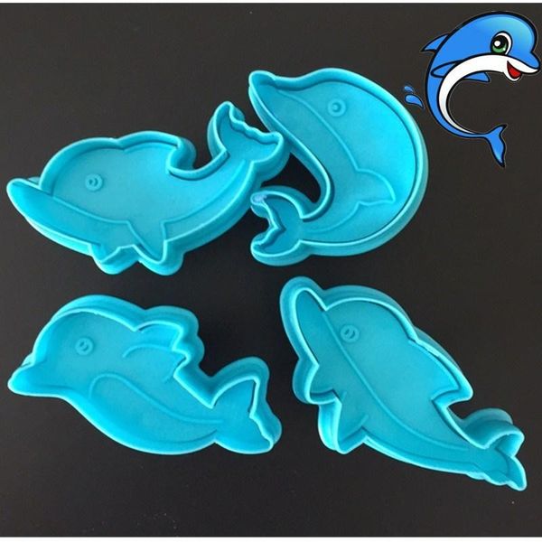 baking & pastry tools 4pcs/lot sea ocean cute dolphin cake icing fondant plunger cutter diy mold decorating mould f2381
baking & pastry tools 4pcs/lot sea ocean cute dolphin cake icing fondant plunger cutter diy mold decorating mould f2381