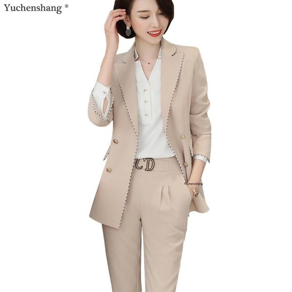 women's suits & blazers fashion women pants plus size 5xl business interview work wear office ladies long sleeve formal blazer and set, White;black
women's suits & blazers fashion women pants plus size 5xl business interview work wear office ladies long sleeve formal blazer and set, White;black