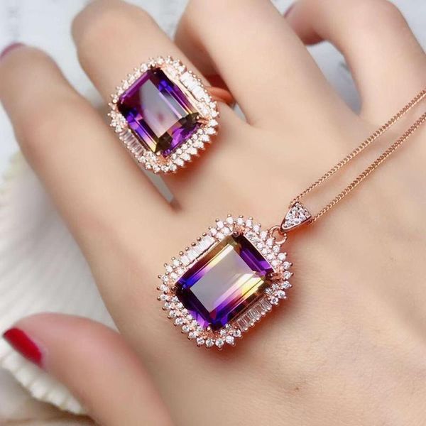 natural amethyst jewelry set real 925 sterling silver 1pc pendant,1pc ring bracelet, earrings & necklace, Black
natural amethyst jewelry set real 925 sterling silver 1pc pendant,1pc ring bracelet, earrings & necklace, Black