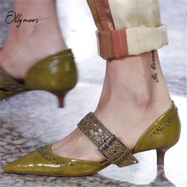 dress shoes ollymurs spring summer patent leather pumps women pointed toe buckle strap thin mid heel ladies party woman, Black
dress shoes ollymurs spring summer patent leather pumps women pointed toe buckle strap thin mid heel ladies party woman, Black