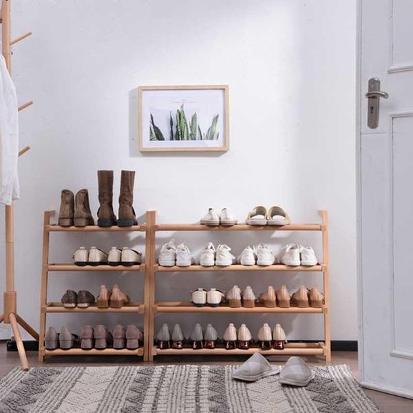 clothing & wardrobe storage nordic style japanese shoe rack wood multilayer simple black walnut color shelf innovation four layers with hand
clothing & wardrobe storage nordic style japanese shoe rack wood multilayer simple black walnut color shelf innovation four layers with hand