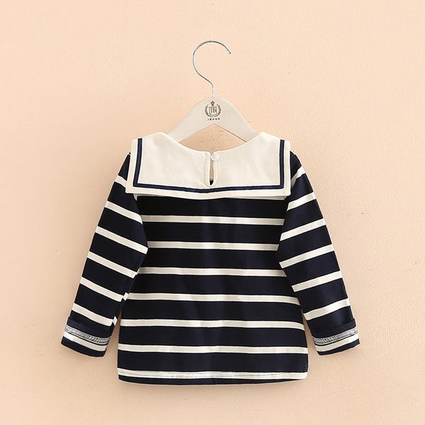 2021 spring autumn fashion 2 3 -10 years child white blue striped bow navy style cotton long sleeve t-shirts for kids baby girls, White;black
2021 spring autumn fashion 2 3 -10 years child white blue striped bow navy style cotton long sleeve t-shirts for kids baby girls, White;black