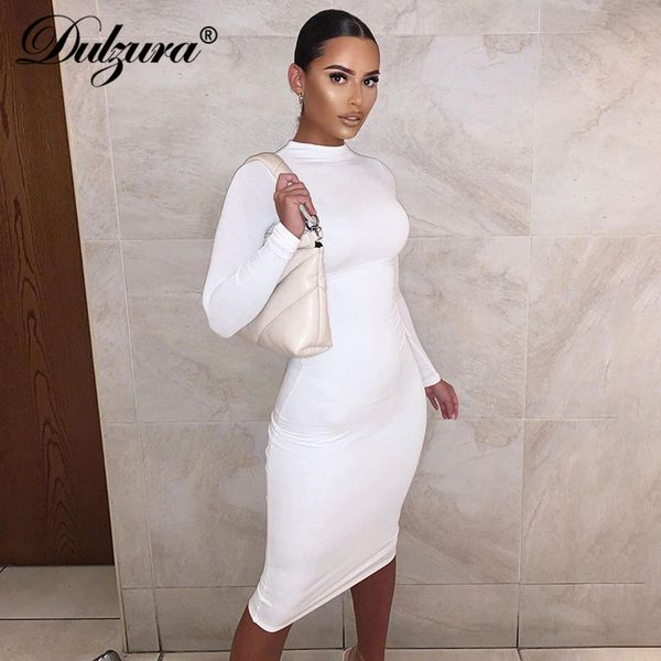 solid women long sleeve midi dress o neck bodycon streetwear party elegant 2021 autumn winter club slim christmas, Black;white
solid women long sleeve midi dress o neck bodycon streetwear party elegant 2021 autumn winter club slim christmas, Black;white