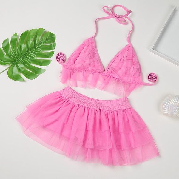 cute kids swimwear 2pcs pink baby girl bikini set 2021 sweet flower lace halter swimsuit tulle skirt beach bathing suit two-piece suits
cute kids swimwear 2pcs pink baby girl bikini set 2021 sweet flower lace halter swimsuit tulle skirt beach bathing suit two-piece suits
