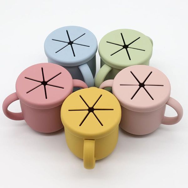 mugs bpa kids silicone food storage box solid color baby snack cup portable children container with hollow lid lors889
mugs bpa kids silicone food storage box solid color baby snack cup portable children container with hollow lid lors889