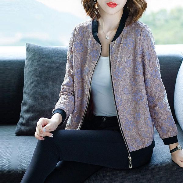women's jackets 2021 spring floral 3d print lace long sleeve o neck plus size sweatshirt slim outwear zipper coats a06, Black;brown
women's jackets 2021 spring floral 3d print lace long sleeve o neck plus size sweatshirt slim outwear zipper coats a06, Black;brown