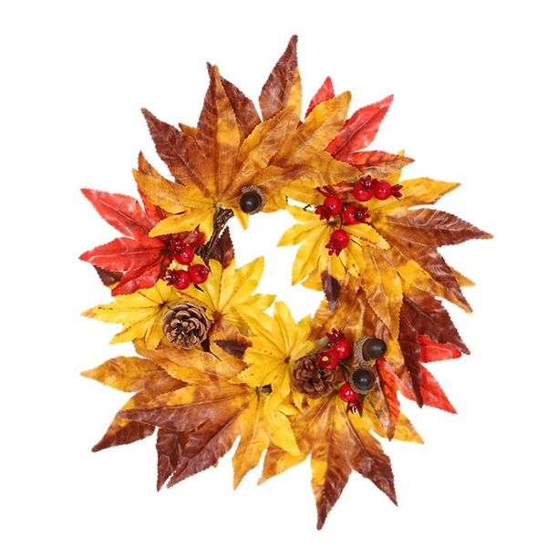 christmas decorations gold berry wreath halloween &christmas door home decor