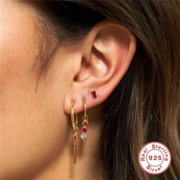stud 3pcs/set pendientes plata 925 colorful crystal earrings sterling silver earring for women orecchini donna fine jewerly, Golden;silver
stud 3pcs/set pendientes plata 925 colorful crystal earrings sterling silver earring for women orecchini donna fine jewerly, Golden;silver