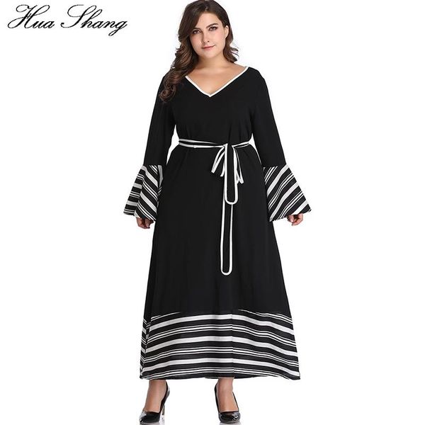casual dresses 4xl 5xl plus size women dress long sleeve female v neck flare striped print maxi summer ladies tunic, Black;gray
casual dresses 4xl 5xl plus size women dress long sleeve female v neck flare striped print maxi summer ladies tunic, Black;gray