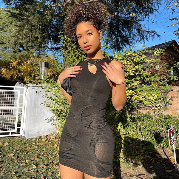 casual solid bodycon dress women 2021 spring active wear sleeveless street style skinny slim simple mini dresses femaleby air, Black;white
casual solid bodycon dress women 2021 spring active wear sleeveless street style skinny slim simple mini dresses femaleby air, Black;white