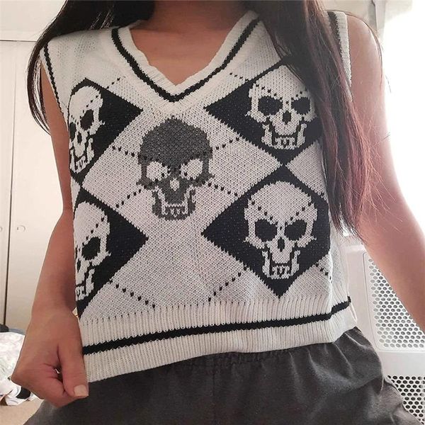 women's tanks & camis y2k sweater vest women autumn clothes kawaii v neck vintage sweaters sleeveless crop for female korean fashion v, White
women's tanks & camis y2k sweater vest women autumn clothes kawaii v neck vintage sweaters sleeveless crop for female korean fashion v, White