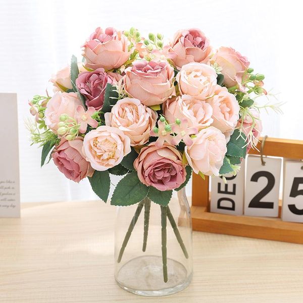 decorative flowers & wreaths beautiful artificial peony roses bride bouquet silk for home garden party wedding table decoration fake supplie
decorative flowers & wreaths beautiful artificial peony roses bride bouquet silk for home garden party wedding table decoration fake supplie