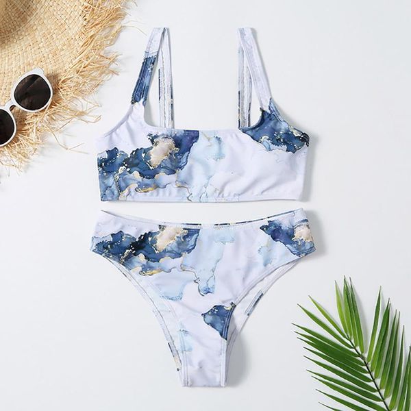 women's swimwear bikini set tie dye two piece beach swimsuit bathing boho backless brazilian maillot de bain femme biquini, White;black
women's swimwear bikini set tie dye two piece beach swimsuit bathing boho backless brazilian maillot de bain femme biquini, White;black