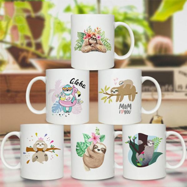 mugs 1pcs 350ml sloth pattern white color coffee mug with handle creative home office milk juice water ceramic cup gifts for kids
mugs 1pcs 350ml sloth pattern white color coffee mug with handle creative home office milk juice water ceramic cup gifts for kids