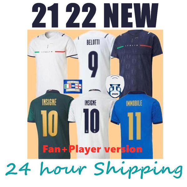 2021 italy soccer jersey insigne bernardeschi football shirt chiellini bonucci belotti jorginho sensi barella 21 22 thiland kids kits footba, White;black
2021 italy soccer jersey insigne bernardeschi football shirt chiellini bonucci belotti jorginho sensi barella 21 22 thiland kids kits footba, White;black