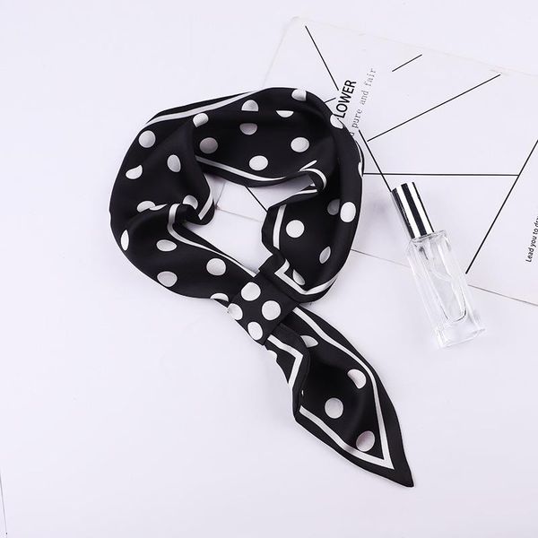 scarves women silk scarf vintage polka dot double-sided tied package ribbon narrow black hand bag straps hair female, Blue;gray
scarves women silk scarf vintage polka dot double-sided tied package ribbon narrow black hand bag straps hair female, Blue;gray