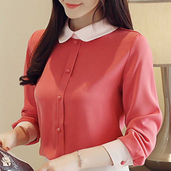 womens and blouses long sleeve pink chiffon blouse women blouses women turn down collar office ladies blusas c348 210602, White
womens and blouses long sleeve pink chiffon blouse women blouses women turn down collar office ladies blusas c348 210602, White