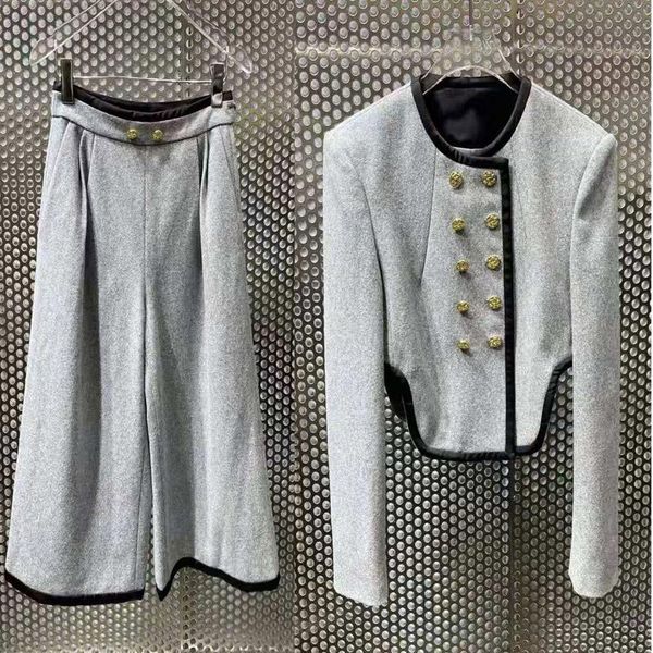 women's two piece pants 2021 early autumn vintage double breasted woolen suit high street fashion casual elegant ladies office, White
women's two piece pants 2021 early autumn vintage double breasted woolen suit high street fashion casual elegant ladies office, White